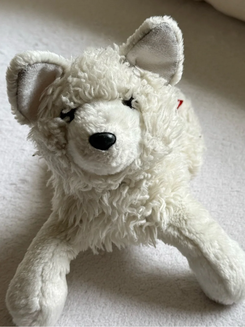 Vintage Douglas Arctic Fox Plush White Cuddle Toy Stuffed Animal 9” Soft Floppy
